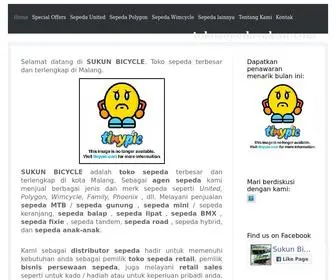 Tokosepedasukun.com(Sukun Bicycle) Screenshot