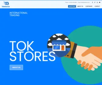 TokStores.com(MAIN PAGE) Screenshot