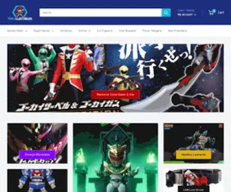 Tokullectibles.com(Super Sentai & Kamen Rider Toys & Merchandise) Screenshot