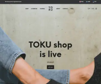 Tokushoes.com(TOKU shoes) Screenshot