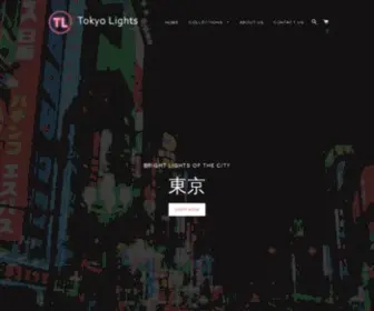 Tokyo-Lights.com(Premium Tokyo Apparel & Canvas designs) Screenshot