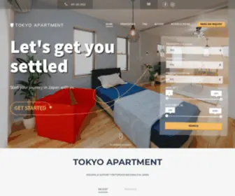 Tokyoapartment-D.com(Housing & Support for Foreign Nationals in Japan) Screenshot