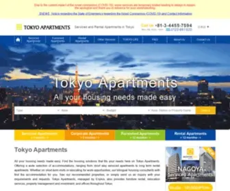 Tokyoapartments.jp(Tokyo Apartments) Screenshot