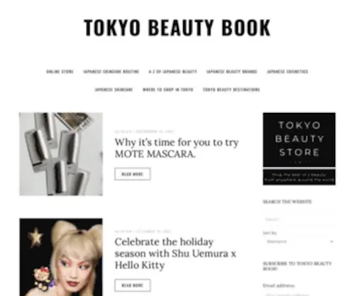 Tokyobeautybook.com(TOKYO BEAUTY BOOK) Screenshot