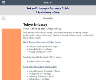 Tokyoembassy.com(Tokyo Embassy and Tokyo Consulates) Screenshot