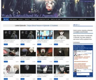 Tokyoghoulre.net(Watch and Download Tokyo Ghoul Re) Screenshot