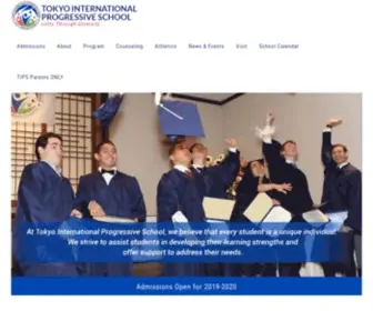 Tokyoips.com(Tokyo International Progressive School) Screenshot