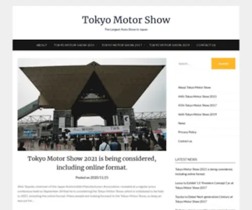 Tokyomotorshow.org(Tokyomotorshow) Screenshot