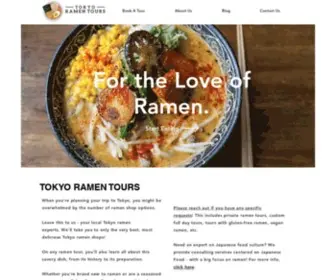 Tokyoramentours.com(Tokyo Ramen Tours) Screenshot