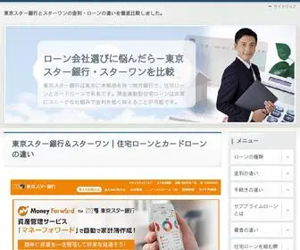 Tokyostarbank.com(東京スター銀行) Screenshot