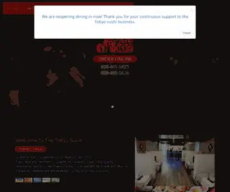 Tokyosushimadison.com(Tokyo Sushi) Screenshot