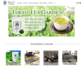 Tokyoteagarden.com(Healthy Organic Japanese Green Tea) Screenshot