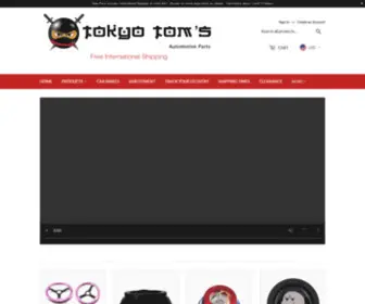 Tokyotoms.com(Tokyo Tom's Automotive Parts and Accessories) Screenshot