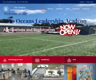 Tola.org.za(An Independent Primary and High School who aims to provide holistic) Screenshot