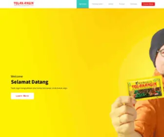 Tolakangin.co.id(Tolak Angin Orang Pintar Minum Tolak Angin) Screenshot