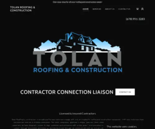 Tolanroofing.com(Tolan Roofing & Construction) Screenshot