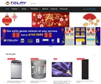 Tolayonline.com(Tolay Electrical Trading Pte Ltd) Screenshot