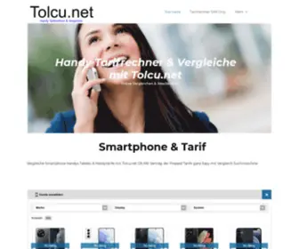 Tolcu.net(Smartphone Handytarife DSL Vergleichen) Screenshot