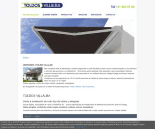 Toldos-Villalba.net(TOLDOS VILLALBA) Screenshot