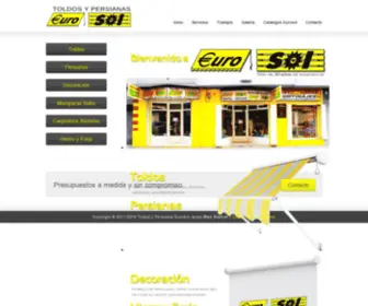 Toldoseurosol.com(Toldos Puerto Sagunto) Screenshot