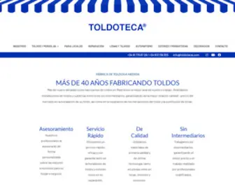 Toldoteca.com(Fabrica de toldos de Pozuelo) Screenshot