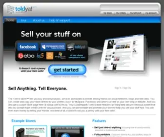 Toldya.com(Social Selling) Screenshot