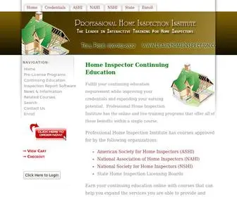 Tolearninspection.com(Online Courses for Home Inspectors) Screenshot