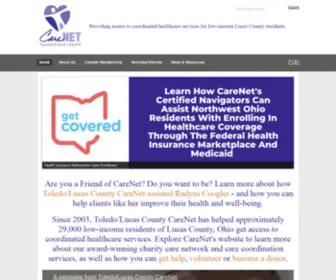 Toledocarenet.org(Toledo/Lucas County CareNet) Screenshot