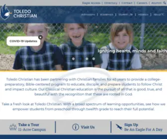 Toledochristian.com(Toledo Christian Schools) Screenshot