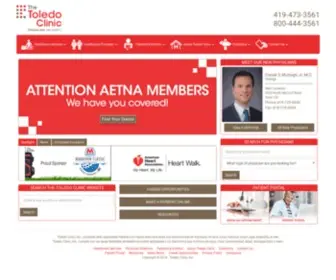 Toledoclinic.com(The Toledo Clinic) Screenshot