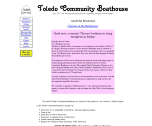 Toledocommunityboathouse.com(Toledocommunityboathouse) Screenshot