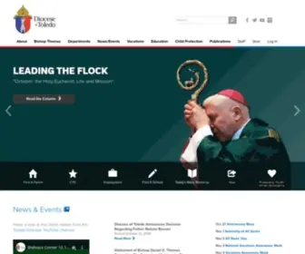 Toledodiocese.org(The Catholic Diocese of Toledo) Screenshot