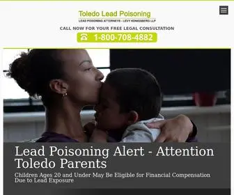 Toledoleadpoisoning.com(Toledo Lead Poisoning Lawyers) Screenshot