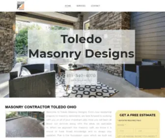 Toledomasonry.com(Toledo Masonry Designs) Screenshot