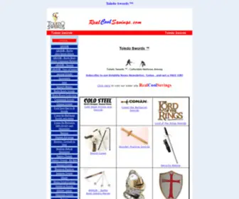 Toledosword.com(Toledo Swords) Screenshot