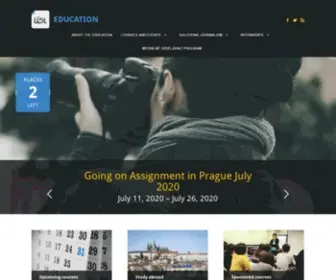Toleducation.org(The journalism training arm of Transitions (TOL)) Screenshot