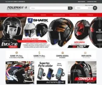 Toleman.com.br(Loja de Roupas e acessórios para Motos. Principais Marcas) Screenshot