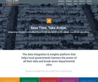 Tolemi.com(Tolemi's suite of software enables data driven local government) Screenshot