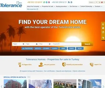 Tolerance-Homes.com(Tolerance Homes) Screenshot