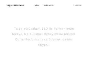 Tolgayurukakan.com(Tolga YÜRÜKAKAN) Screenshot