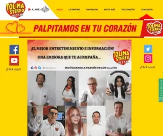 Tolimafm.com(TOLIMA STEREO 92.3) Screenshot