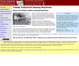 Tolindsewmach.com(Toledo Industrial Sewing Machines) Screenshot