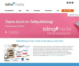 Tolino-Media.de(Selfpublishing mit tolino) Screenshot