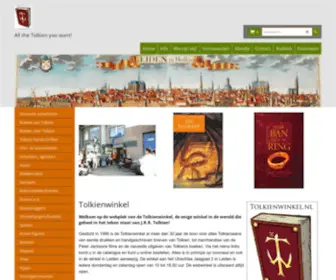 Tolkienwinkel.nl(Postorder Hobbit en Lord of the Rings Tolkien store en winkel in Leiden) Screenshot