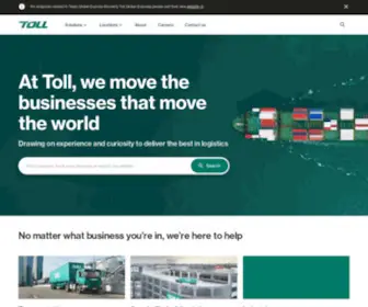 Toll.com.au(Toll) Screenshot