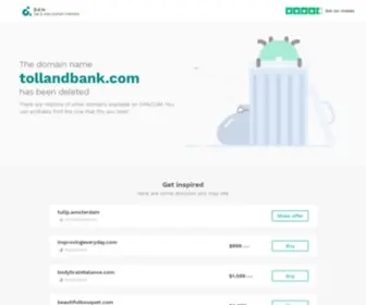 Tollandbank.com(Deleted) Screenshot