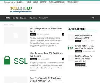 Tollebild.com(Tolle bild) Screenshot
