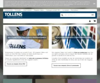 Tollens.com(Préparez votre projet décoration en ligne sur le nouveau site) Screenshot