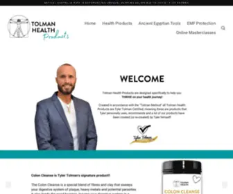 Tolmanhealth.com(Tolman Health Products) Screenshot