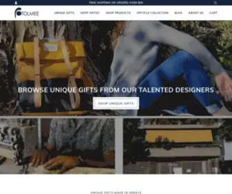 Tolmee.com(Shop designs from Greek artisans) Screenshot